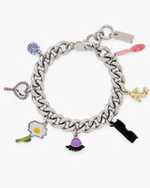 Marc Jacobs The Dollhouse Charm Bracelet Silver/Multi JEWELRY