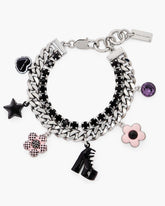 Marc Jacobs The Mini Icon Dot Charm Bracelet Silver/Multi JEWELRY