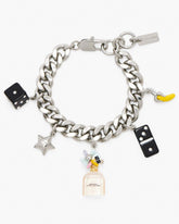 Marc Jacobs Perfect Charm Bracelet Silver/Pink Multi JEWELRY