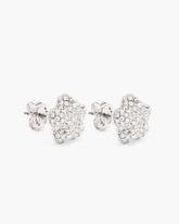 Marc Jacobs The Daisy Pave Stud Earrings Silver/Crystal JEWELRY|NEW ARRIVALS