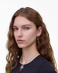 Marc Jacobs The Trinket Charm Cluster Earrings Silver/Multi JEWELRY|NEW ARRIVALS