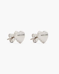 Marc Jacobs The Heart Balloon Stud Earrings Light Antique Silver JEWELRY|NEW ARRIVALS
