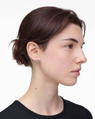 Marc Jacobs The Heart Balloon Stud Earrings Light Antique Silver JEWELRY|NEW ARRIVALS