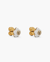 Marc Jacobs The Daisy Stud Earrings Gold/White JEWELRY