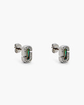 Marc Jacobs The J Marc Luxe Abalone Earrings Silver/Crystal JEWELRY