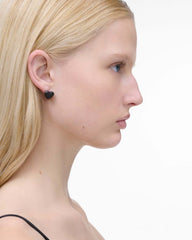 Marc Jacobs The Heart Balloon Pave Earrings Black/Black Crystal JEWELRY