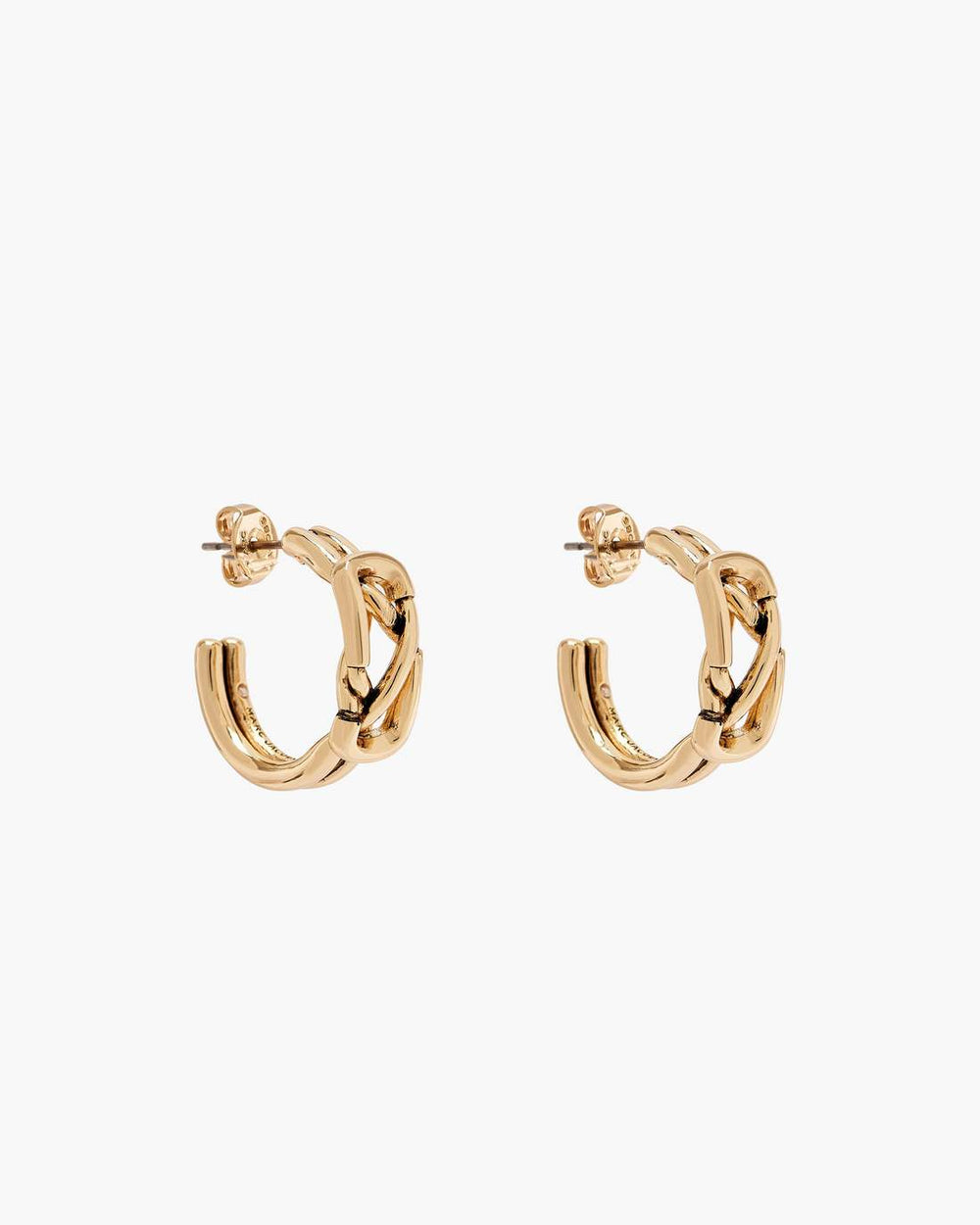 Marc Jacobs The Dual Hoop Earrings Gold JEWELRY