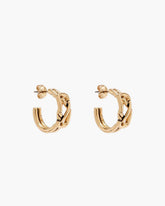 Marc Jacobs The Dual Hoop Earrings Gold JEWELRY