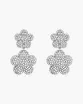 Marc Jacobs The Daisy Balloon Drop Earrings Silver/Crystal JEWELRY