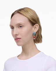Marc Jacobs The Sticker Charm Earrings Silver Multi JEWELRY