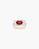 Marc Jacobs The Lips Ring Set Gold/Silver JEWELRY|NEW ARRIVALS