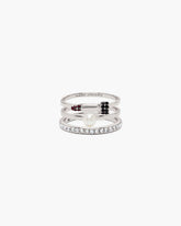 Marc Jacobs The Rouge Ring Set Silver/Multi JEWELRY|NEW ARRIVALS
