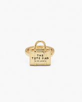 Marc Jacobs The Tote Bag Ring Light Antique Gold JEWELRY