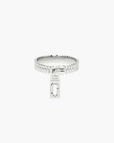 Marc Jacobs J Marc Zipper Ring Silver JEWELRY