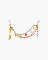 Marc Jacobs The Mini Icon Chain Bag Charm Bow Pink Multi ACCESSORIES