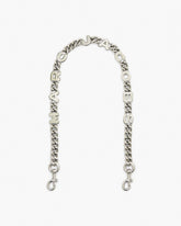 Marc Jacobs The Logo Chain Shoulder Strap Nickel ACCESSORIES