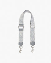 Marc Jacobs The Outline Logo Webbing Strap Wolf Grey Multi ACCESSORIES