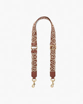 Marc Jacobs The Thin Outline Logo Webbing Strap Argan Oil Multi ACCESSORIES