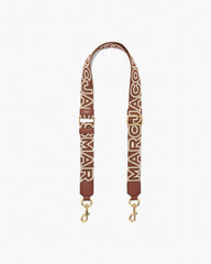 Marc Jacobs The Thin Outline Logo Webbing Strap Argan Oil Multi ACCESSORIES