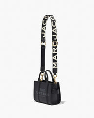 Marc Jacobs The Thin Logo Webbing Strap Black/White ACCESSORIES
