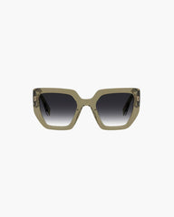 Marc Jacobs The J Marc Square Sunglasses Olive ACCESSORIES