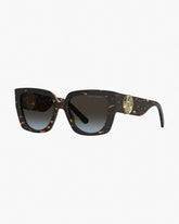 Marc Jacobs The J Marc Square Cutout Sunglasses Havana ACCESSORIES