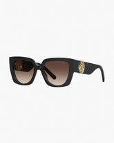 Marc Jacobs The J Marc Square Cutout Sunglasses Black ACCESSORIES