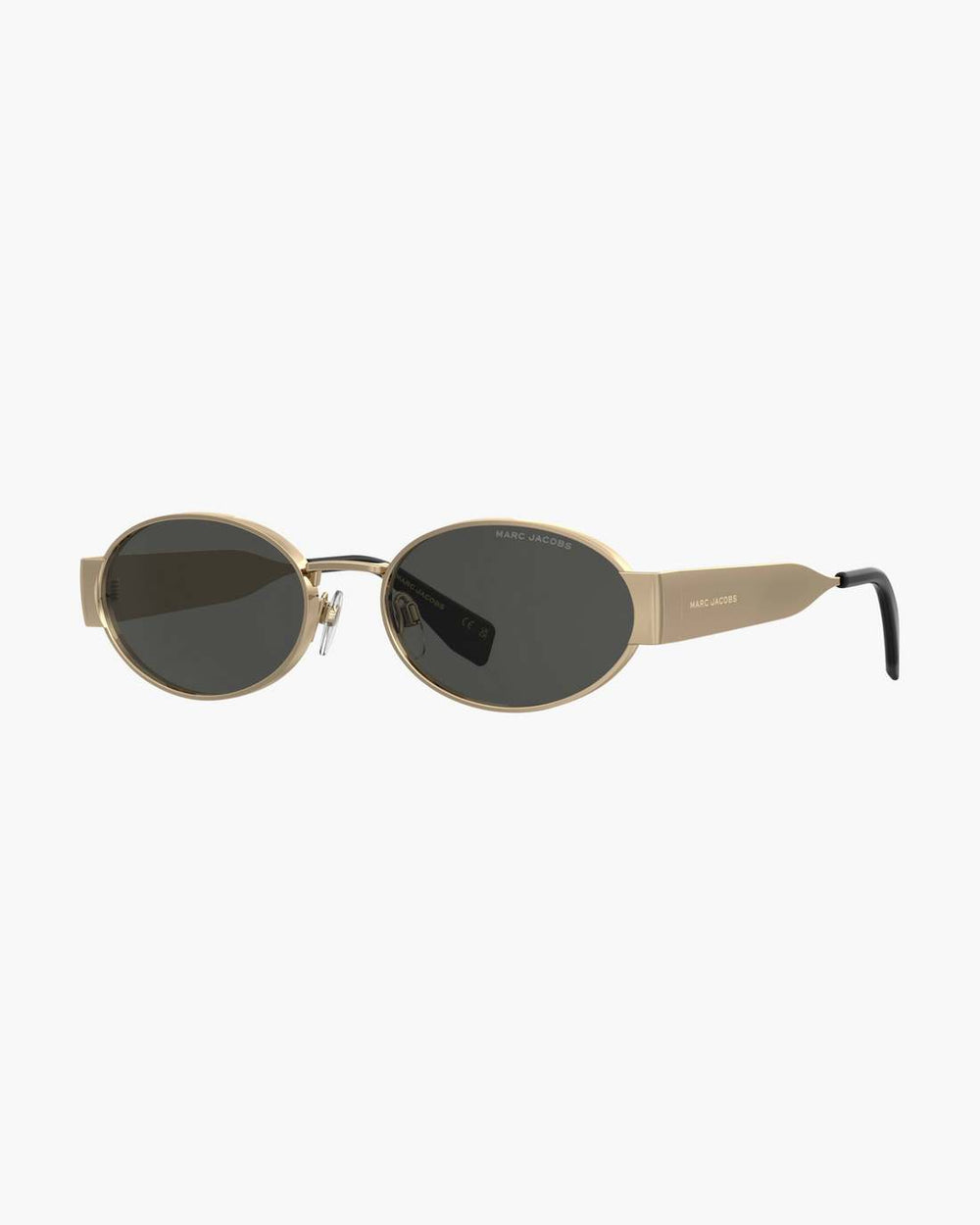 Marc Jacobs The Classic Logo Round Sunglasses Black/Gold ACCESSORIES