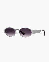 Marc Jacobs The Classic Logo Round Sunglasses Silver ACCESSORIES