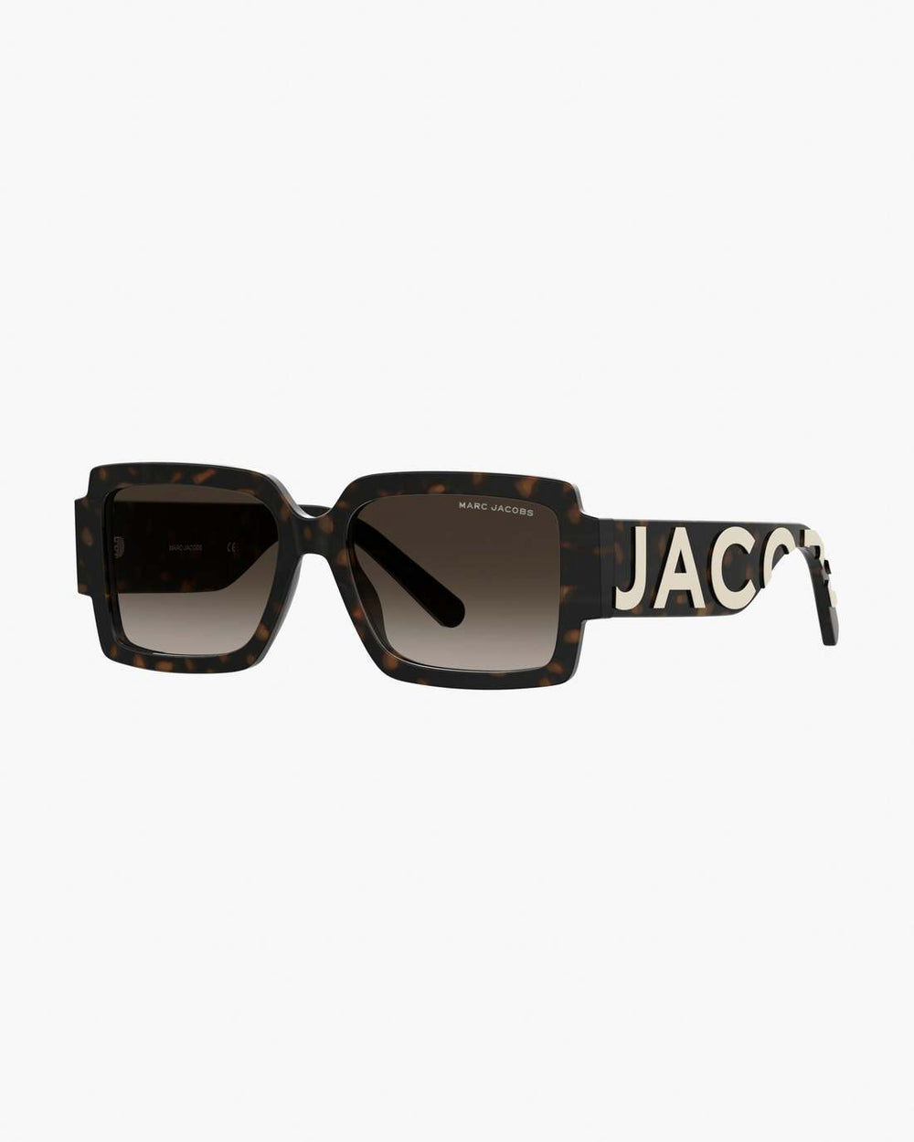 Marc Jacobs The Bold Logo Square Sunglasses Havana ACCESSORIES