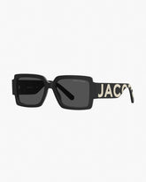 Marc Jacobs The Bold Logo Square Sunglasses Black/White ACCESSORIES