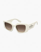 Marc Jacobs The Square Cat Eye Sunglasses Ivory ACCESSORIES