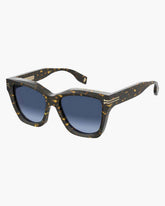 Marc Jacobs Icon Edge Oversized Square Sunglasses Havana ACCESSORIES