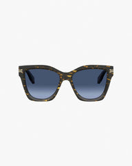 Marc Jacobs Icon Edge Oversized Square Sunglasses Havana ACCESSORIES