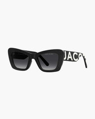 Marc Jacobs The Bold Logo Cat Eye Sunglasses Black/White ACCESSORIES