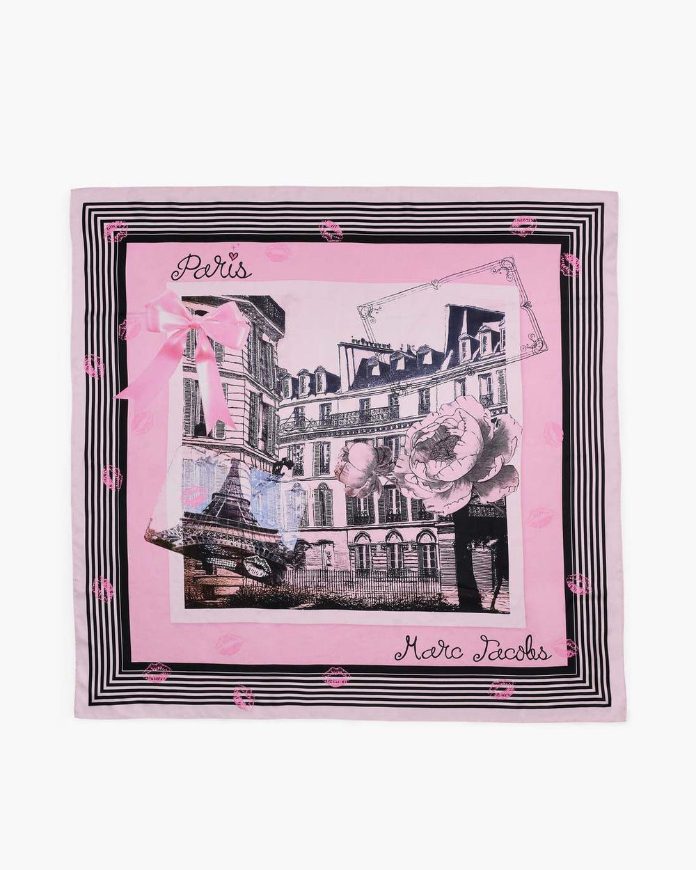 Marc Jacobs The City Silk Scarf Paris Paris ACCESSORIES