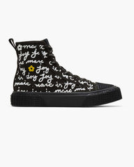 Marc Jacobs The Marc Is Joy Canvas Sneaker Black Multi SHOES