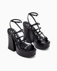 Marc Jacobs The Kiki Platform Sandal Black SHOES