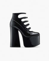 Marc Jacobs The Patent Leather Kiki Ankle Boot Black SHOES