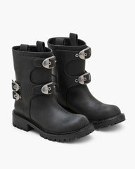 Marc Jacobs The Kiki Moto Boot Black SHOES|NEW ARRIVALS