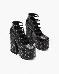 Marc Jacobs The Glam Studs Kiki Ankle Boot Black SHOES