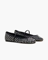 Marc Jacobs The Studded Sabrina Ballerina Black Multi SHOES