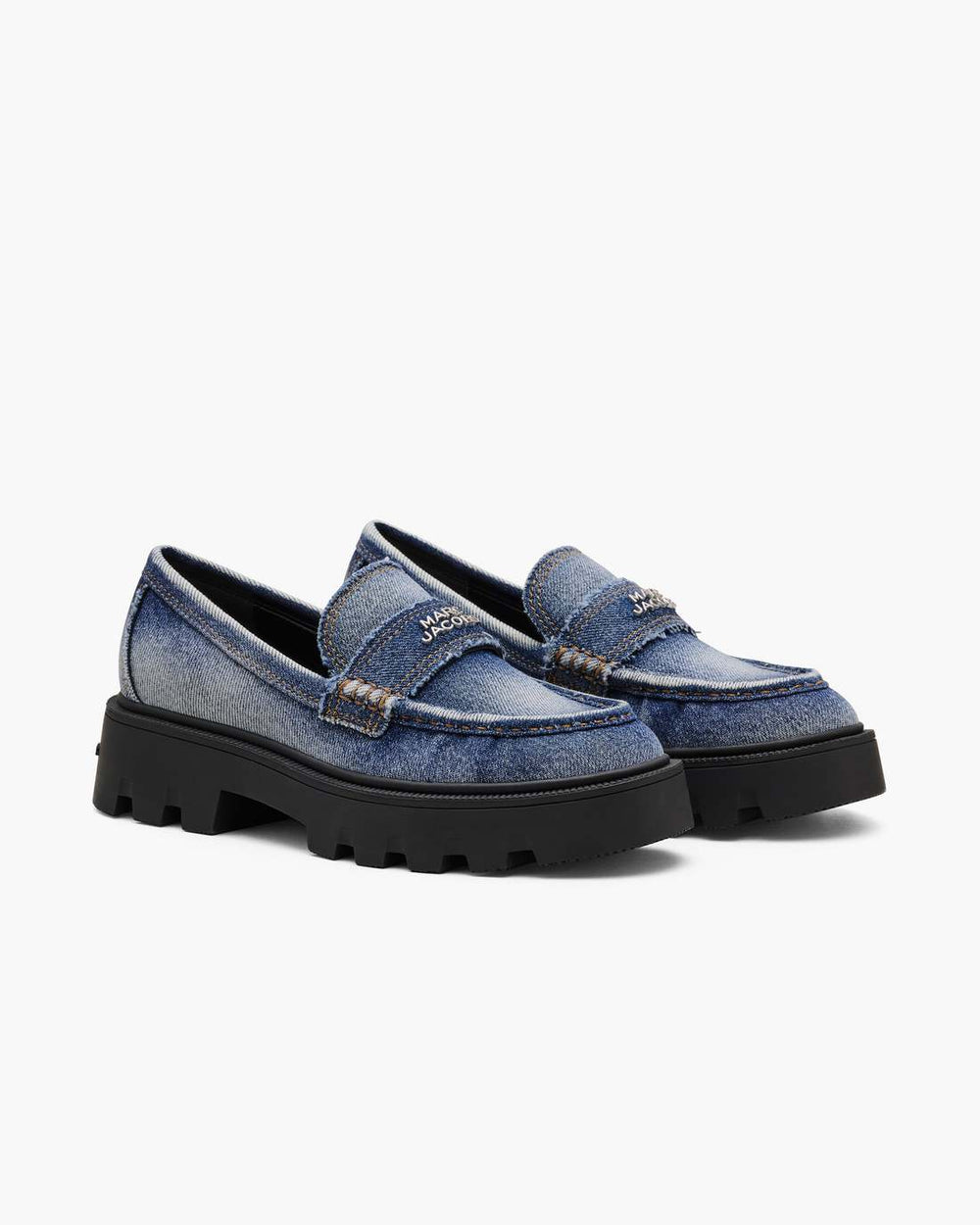 Marc Jacobs The Faded Denim Frankie Loafer Faded Vintage Indigo SHOES|NEW ARRIVALS