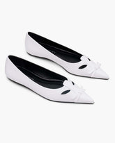 Marc Jacobs The Kat Ballerina Bright White SHOES