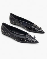 Marc Jacobs The Glam Studs Kat Ballerina Black SHOES