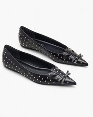 Marc Jacobs The Glam Studs Kat Ballerina Black SHOES