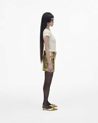 Marc Jacobs The Emma Kitten Heel Shiny Gold SHOES