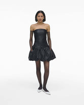 Marc Jacobs The Leather Bubble Dress Black READY TO WEAR