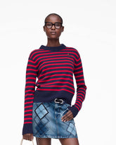 Marc Jacobs Joy Striped Crewneck Navy/Red READY TO WEAR