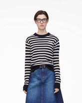 Marc Jacobs Joy Striped Crewneck Black/White READY TO WEAR